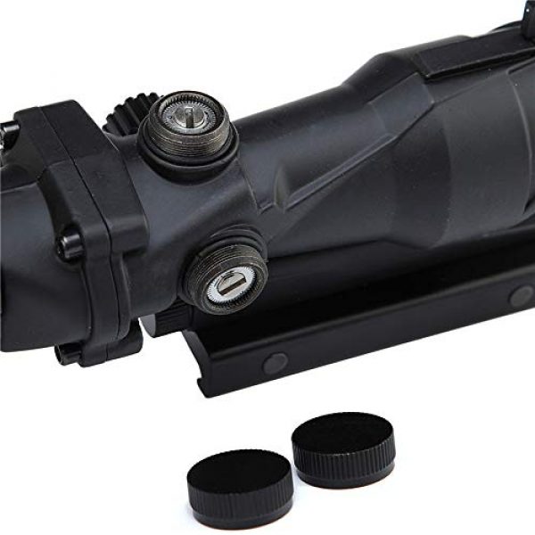 DJym Rifle Scope 5 DJym Wire Differentiation HD No Magnification Blue Film Sight, Inner Red Dot Sightproof