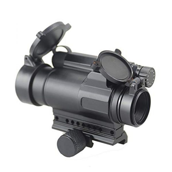DJym Rifle Scope 6 DJym M4 Non-Magnification Red Film, Red Dot Sight, High Shockproof Waterproof Rifle Scope