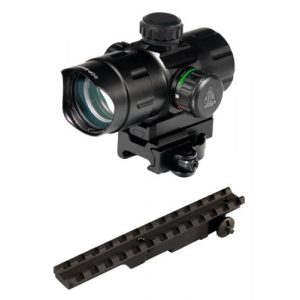 M1Surplus Rifle Scope 1 Fast Targeting System for Mauser K98 Rifles. Includes Tactical Red Green Dot Scope + Scout Style Scope Mount Rail