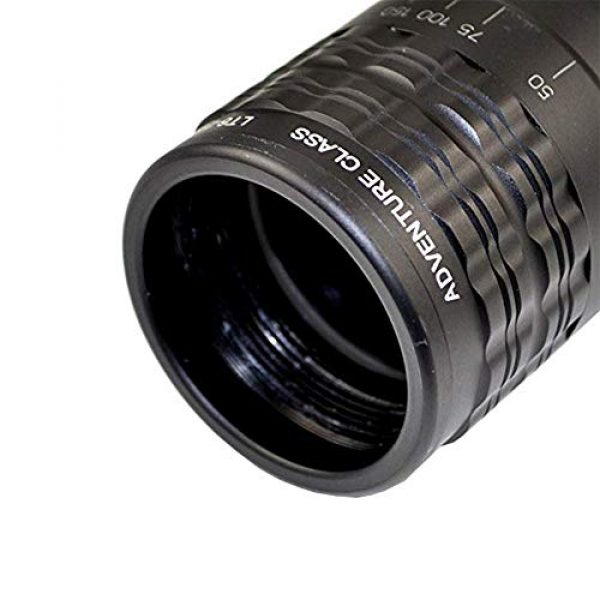 FSI Rifle Scope 2 FSI Sniper 6-24x50mm Scope W Front AO Adjustment. Red/Blue/Green mil-dot Reticle. Comes with Extended Sunshade and Heavy Duty Ring Mount
