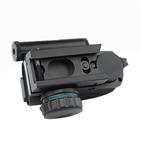 DJym Rifle Scope 4 DJym 1X Magnification Fast Sight, Additional Red Red Dot Sight Top with Rail Mounting Tactical Accessories