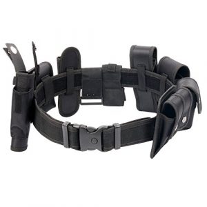 YaeKoo Tactical Belt 1 YaeKoo Black Law Enforcement Modular Equipment System Police Security Military Tactical Duty Utility Belt
