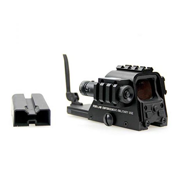 DJym Rifle Scope 5 DJym HD Close Range Fast Sight, Red Dot Sight 137x50x61mm with Rail is a Gift for Hunters
