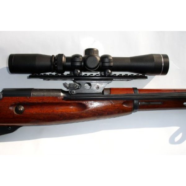 Brass Stacker Rifle Scope Mount 2 Brass Stacker MN384453SSM Scout Scope Mount for Mosin Nagant M38 and T53 Rifles, Black