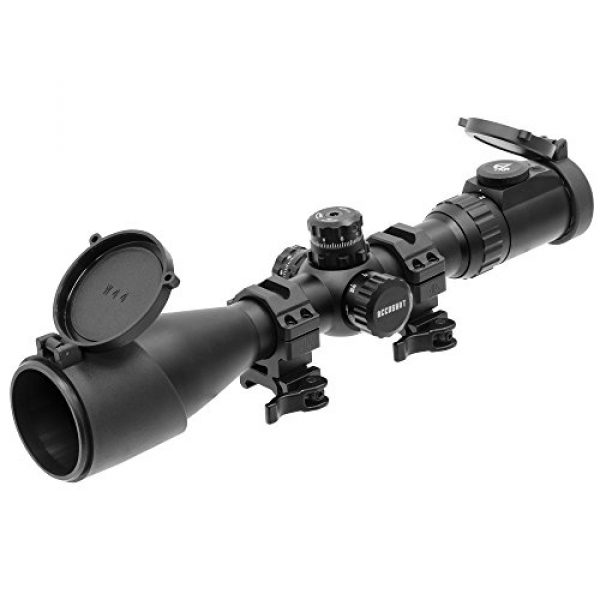 UTG Rifle Scope 2 UTG 2-16X44 36-Color UMOA Reticle Multi-Range AO Scope, 30mm