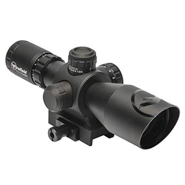 Firefield Rifle Scope 4 Firefield Barrage 2.5-10x40 Riflescope with Red Laser