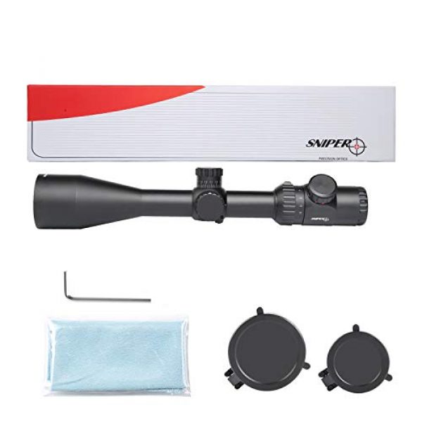 Sniper Rifle Scope 7 Sniper MK4-16X50 SAL Hunting Rifle Scope Red/Green Illuminated Mil Dot Reticle