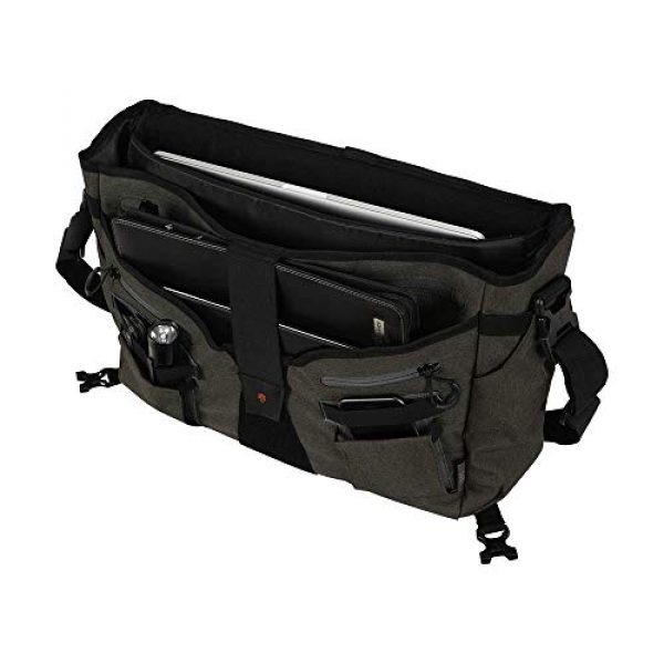 Allen Company Tactical Backpack 3 Allen Company Pride6 Base Tactical Messenger Bag, Courier Bag, Shoulder Bag, with Laptop and Conceal Carry Pocket, Internal Pockets, Tightening System, Green/Black