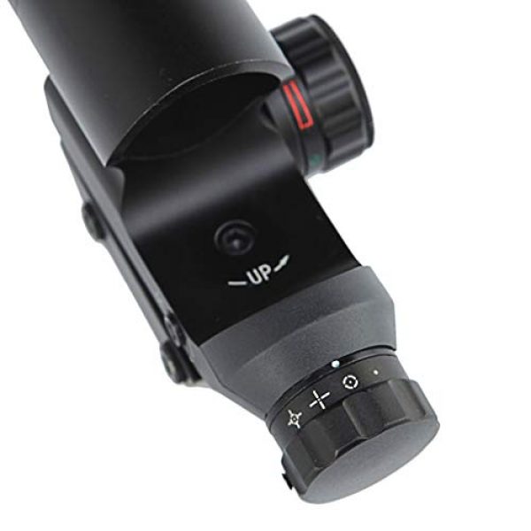 AJDGL Rifle Scope 4 AJDGL 1x22mm Tactical Airsoft Red Green Dot Scope- Hunting Optics Rifle Scope Holographic Sight fits 20mm Picatinny Rail