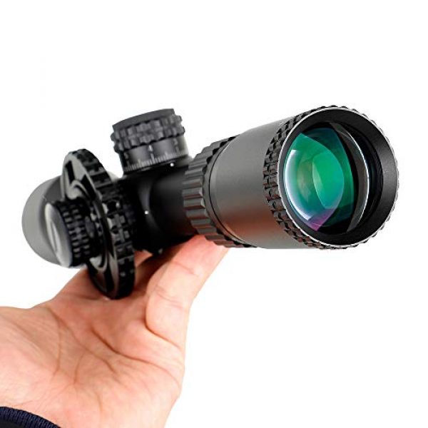 ohhunt Rifle Scope 5 ohhunt LR FFP 4.7-28X50 SFIR Riflescope First Focal Plane Side Parallax Glass Etched Reticle Lock Reset Scope