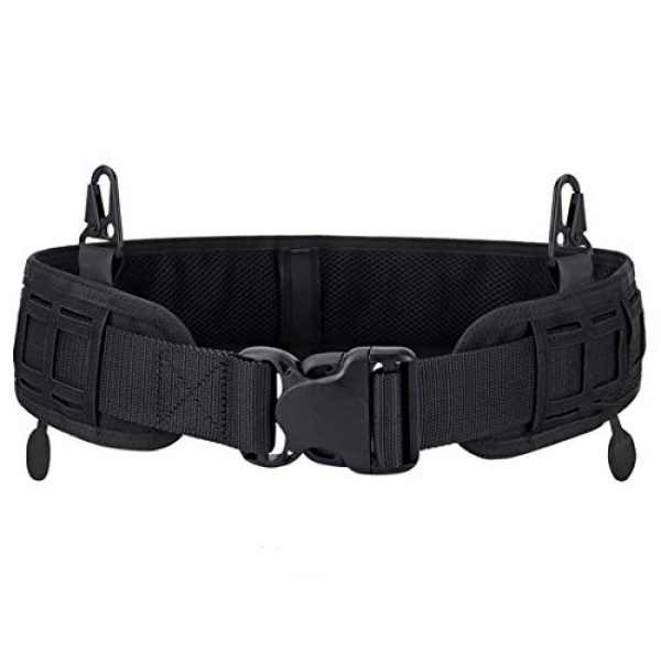 Outdoor Base Tactical Belt 1 Outdoor Base Tactical Battle Belt Padded Patrol Molle Belts Adjustable Wasit for Airsoft Combat Hunting Paintball