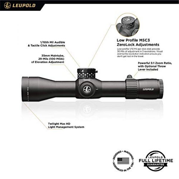 Leupold Rifle Scope 2 Leupold Mark 5HD 3.6-18x44mm Riflescope