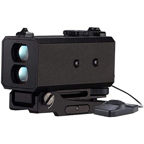 MASALING Rifle Scope 1 MASALING LE-032 Riflescope Mate rangefinder Tactical Rifle Scope Sight Rangefinder 700M Mini Tactical Outdoor Hunting Shooting Rangefinder