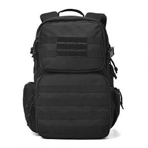 REEBOW GEAR Tactical Backpack 1 REEBOW GEAR Military Tactical Backpack Army Assault Pack Molle Bug Bag Backpacks Rucksack for Outdoor Sport Travel Hiking Camping School Daypack Black