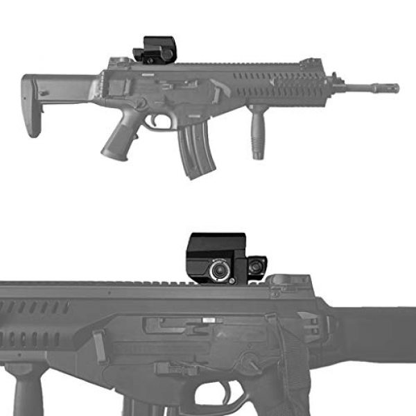 AJDGL Rifle Scope 2 AJDGL Tactical Red Dot Sight Rifle Scope- Hunting Holographic Reflex Sight with 20mm Rail Mount for Shooting