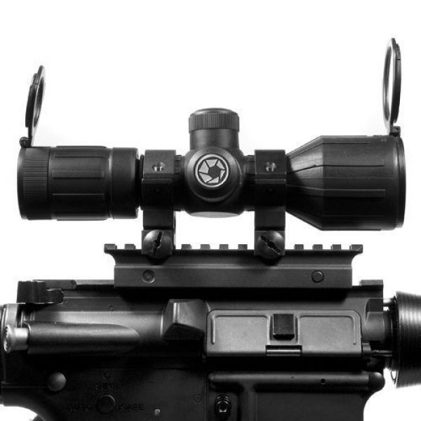 BARSKA Rifle Scope 2 BARSKA 3-9x40 Compact Contour IR 4A Mil Plex Riflescope