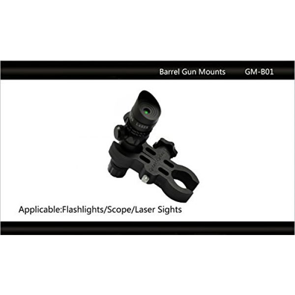Tactical Scorpion Gear Rifle Scope Accessory 4 Tactical Scorpion Gear TSG-GMB01 Polymer 24 " 46 mm 1" " 1 3/4" Scope Laser Mount - Black