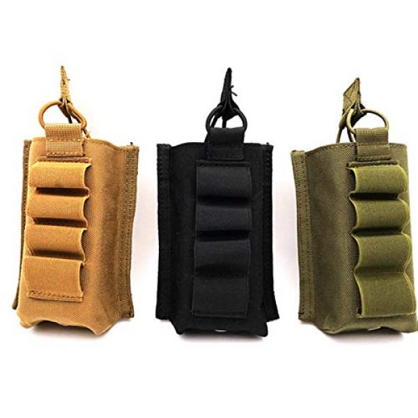 FIRECLUB Tactical Pouch 3 FIRECLUB Tactical MOLLE Single Open 5.56mm Mag Pouch with Shotgun Strip