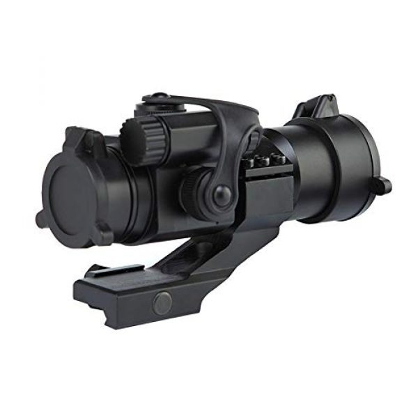 DJym Rifle Scope 5 DJym HD Blue Film No Magnification Red Dot Sight, Shockproof Waterproof Anti-Fog