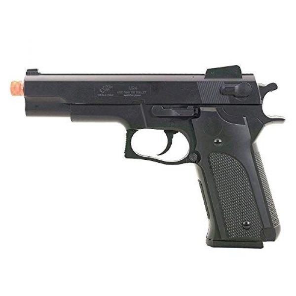 Double Eagle Airsoft Pistol 7 Double Eagle M24 Airsoft Spring Pistol - Powerful 300 FPS Spring Action Airsoft Gun Great Entry Level Airsoft Gun for Fun Fast Clean Inexpensive and Easily maintained