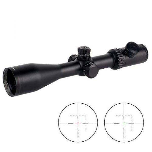 Sparwod Rifle Scope 5 Sparwod 4-24x50mm Rifle Scope, SFP Rifle Scopes with Illuminated Red/Green 1/2 MOA Reticle for Outdoor Hunting