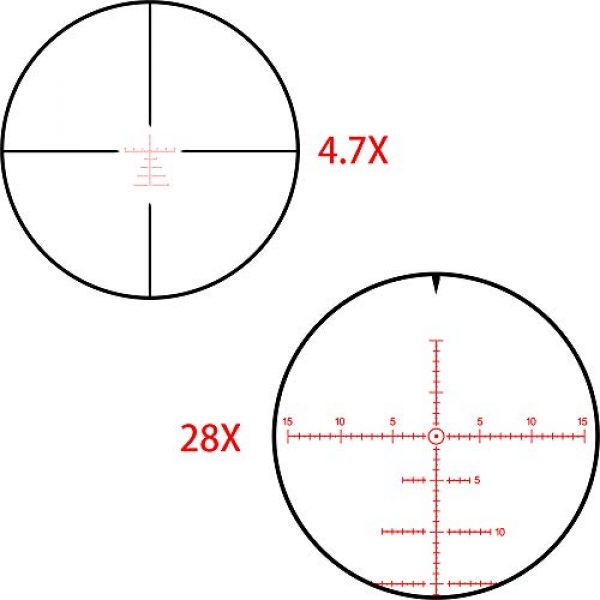 ohhunt Rifle Scope 2 ohhunt LR FFP 4.7-28X50 SFIR Riflescope First Focal Plane Side Parallax Glass Etched Reticle Lock Reset Scope