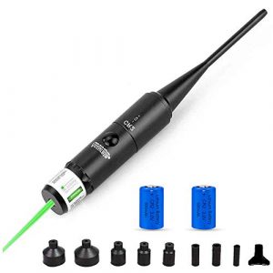 ADAFAZ Rifle Bore Sight Kit 1 ADAFAZ Green Bore Sight Kit Boresighters Automatically Adjust Focus for .177 to .50 Caliber Pistols Rifles (3rd Version)