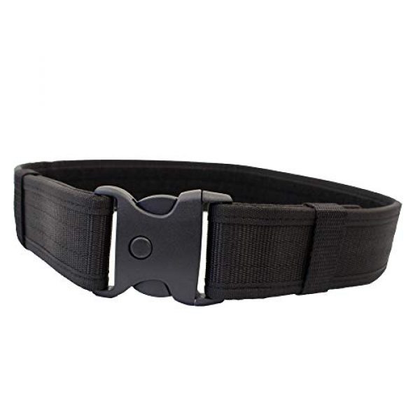 ROCOTACTICAL Tactical Belt 4 ROCOTACTICAL Reinforced 2-Inch Web Duty Belt with Loop Inner, Nylon Sentinel Duty Web Belt, Tactical Police Utility Belt