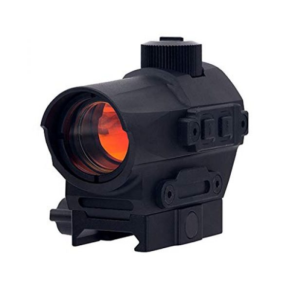 Fashion Sport Rifle Scope 1 Fashion Sport Outdoor Hunting red dot riflescope 1X27 Red Dot Sight 1.5 MOA Manual Key Switch with 20mm Riser Mount Rifle Scope
