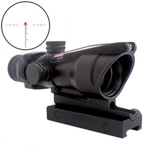 CRUSHUNT Rifle Scope 7 CRUSHUNT 4x32 Scope Red Fiber Scope Glass Etched Reticle Real Fiber Optics Optical Scope