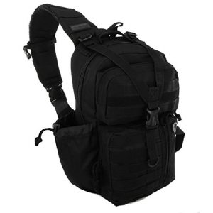 NPUSA Tactical Backpack 1 NPUSA Mens Tactical Gear Molle Hydration Ready Sling Shoulder Backpack Daypack Bag