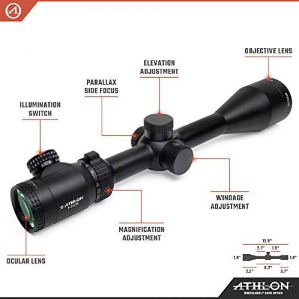Athlon Optics Rifle Scope 2 Athlon Optics Talos 6-24x50 Second Focal Plane Riflescopes