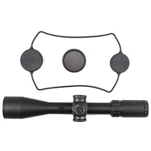 Vector Optics Rifle Scope 6 Vector Optics Marksman 6-25x50mm Second Focal Plane (SFP) 1/10 MIL Hunting Riflescope with MP Reticle, 30mm One Piece Mount, Lens Covers and Honeycomb Sunshade