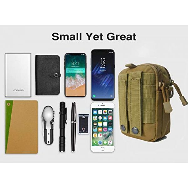 SUZBM Tactical Backpack 5 SUZBM Waist Bag, Crossbody Bag, Chest Bag, Wallet, Multifunctional Tool Bag, Suitable for Mobile Phone iPhone X 8 7 6 6s Plus