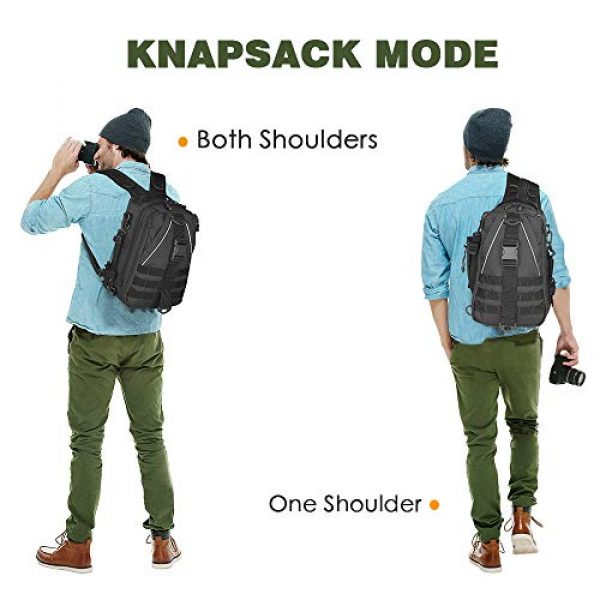 EUTOPETIAN Tactical Backpack 6 EUTOPETIAN Tactical-Backpack for Survival Military-Assault Pack Molle-Rucksack Bag Gear for Outdoor Hiking Camping