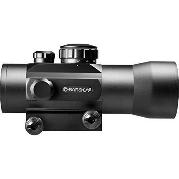 BARSKA Rifle Scope 2 2x30 Red Dot Scope AC11090 with Chanasya Polish Cloth Bundle