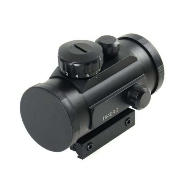 NoGa Rifle Scope 2 Noga Tactical 1x40 Red and Green Dot Sight Scope W/10mm-20mm Weaver Mount