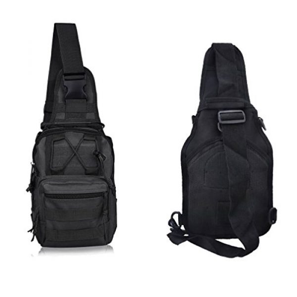 REDGO Tactical Backpack 2 REDGO Tactical Shoulder Chest Bag Military Crossbody Oxford Cloth Comfortable Crossed Backpack for Trekking Camping Hiking