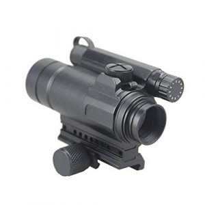 DJym Rifle Scope 1 DJym M4 Non-Magnification Red Film, Red Dot Sight, High Shockproof Waterproof Rifle Scope