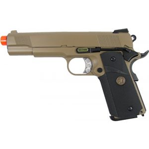 WE Airsoft Pistol 1 WE meu 191 gas blowback full metal - tan(Airsoft Gun)