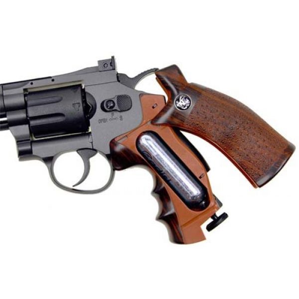 Boomingisland Airsoft Pistol 4 Boomingisland Wingun 702 6" Airsoft CO2 Revolver Black