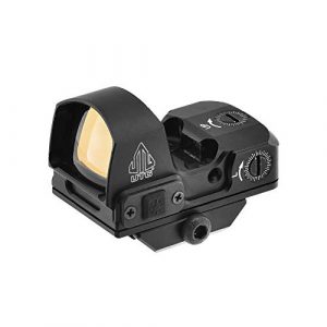 UTG Rifle Scope 1 UTG Reflex Micro Dot, Red 4 MOA Single Dot, Adaptive Base, Black