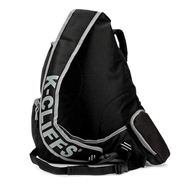 K-Cliffs Tactical Backpack 4 K-Cliffs Heavy Duty Sling Backpack Water-Resistant Laptop Bookbag Body Bag Bright Color Safety Reflective Stipe