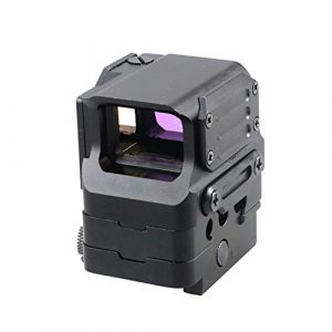 DJym Rifle Scope 1 DJym Square Red Dot Sight, Universal Scope 7 File Lighting Adjustment