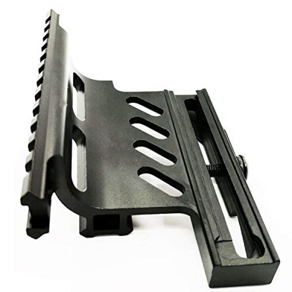 DJym Rifle Scope 4 DJym Advanced Scope Rail with Decorative Slot Rail 22mm Suitable for Most Sights
