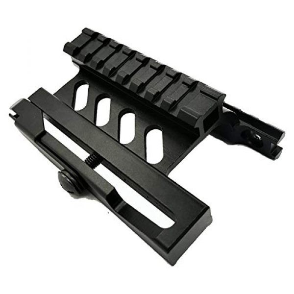 DJym Rifle Scope 5 DJym Advanced Scope Rail with Decorative Slot Rail 22mm Suitable for Most Sights
