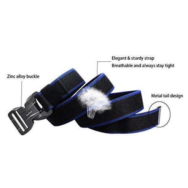 YoPen Tactical Belt 2 YoPen Tactical Belt for Men, Nylon Military outdoor Web Belt Canvas Breathable with Magnetic Heavy-Duty Quick-Release Buckle