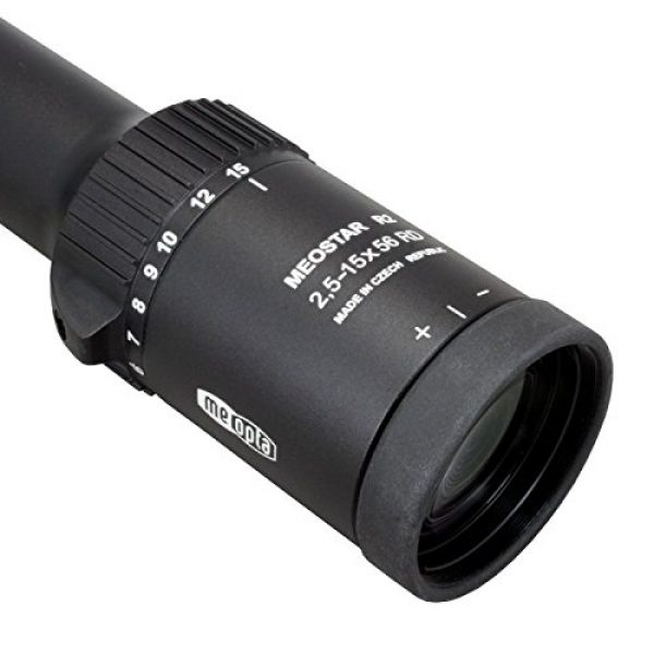 Meopta Rifle Scope 5 Meopta Optics 597950 MeoStar R2 2.5-15 x 56 4K Illuminated Gun Scope