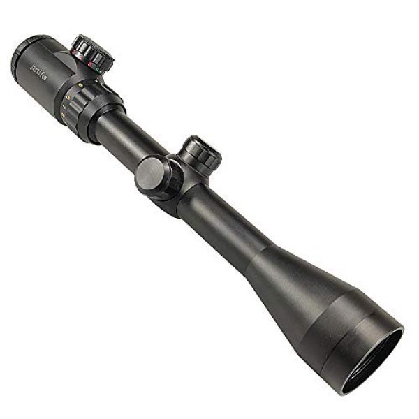 CZSM Rifle Scope 3 Jnrtifow 3-9x40 Riflescope Red Green llluminate Mil-Dot Reticle Optics Scope with 20mm Mounts