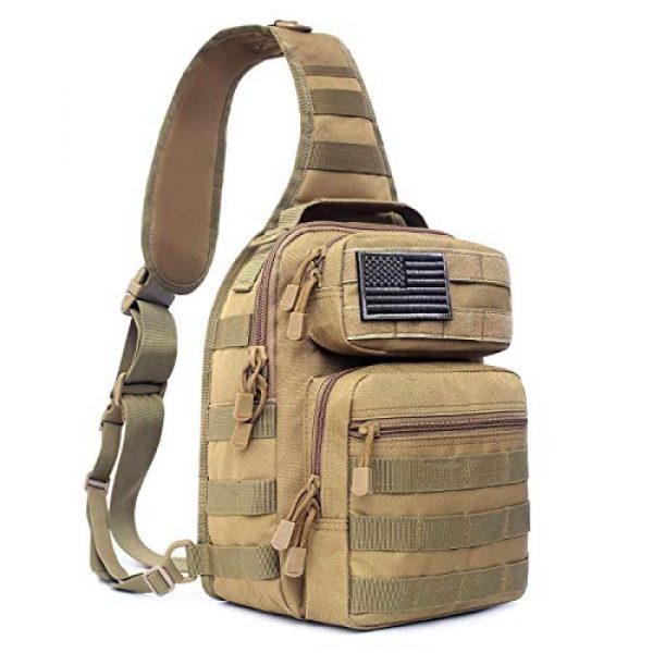 Tacticool Tactical Backpack 1 Tactical Sling Bag Pack Military Rover Shoulder Sling Backpack Molle Assault Range Bags Chest Pack Day Pack Diaper Bag